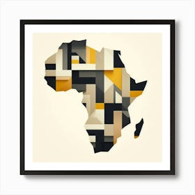 African Mosaic Art Print