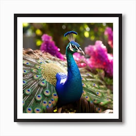 Peacock 9 Art Print