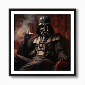 Sauceboss0283 Darth Vader Smoking A Blunt Detailed 8a339905 9b9a 4af3 Adb8 8bbbd047a268 Art Print