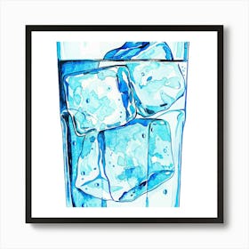 Glass Of Water 2 Art Print