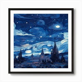 Starry Night Van Gogh Art Print