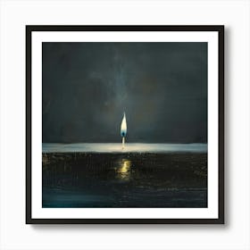 Candle In The Dark 3 Art Print