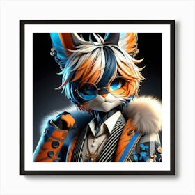 Kitty Cat 15 Art Print