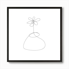 Flower In A Vase Art Print