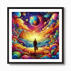 Psychedelic Universe 3 Art Print