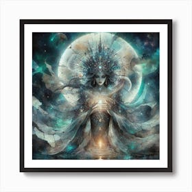 Ethereal Goddess Art Print