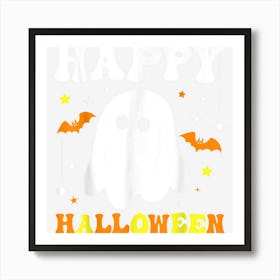 Trick Or Treat Halloween Ghost Happy Halloween Costumes Art Print