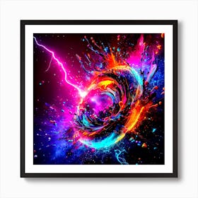 Abstract Art PinBall Art Print