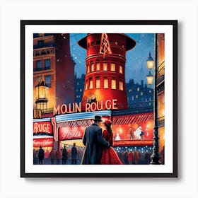 Paris At Night Art Print