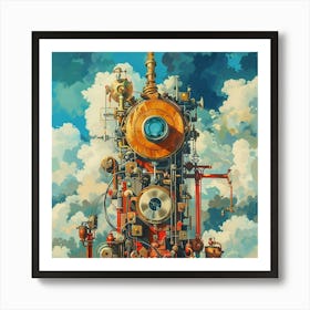 A Workflow Automation Oil Painting Illustration 1718669324 4 Poster