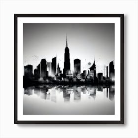 New York City Skyline 54 Art Print