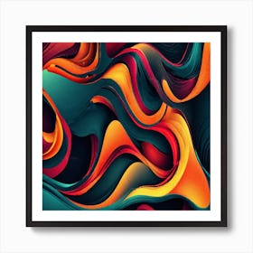 Abstract Abstract Painting 2 Art Print