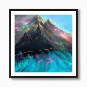 Mountain In The Sky Art Print