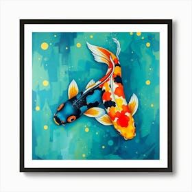 Koi Fish Painting 1 Art Print