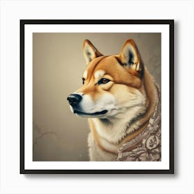 Shiba Inu 40 Art Print