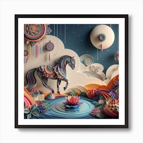 Paper Art Art Print