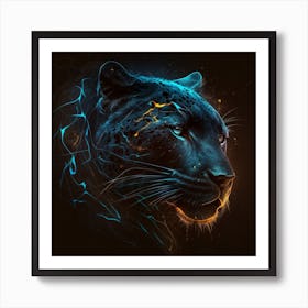 Myeera Digital Logo Style Of A Panther 1d232b51 4104 4f37 B706 94d616b468f9 Art Print