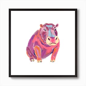 Hippopotamus 11 Art Print