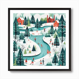 Winter Landscape 20 Art Print