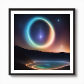 Ring Of Light Art Print