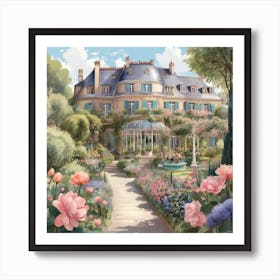 Garden In Paris Art Print