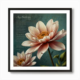 Dahlia 16 Art Print