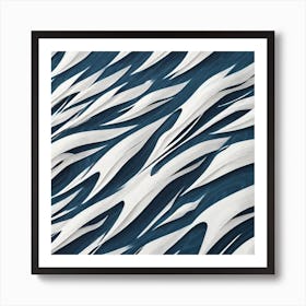 Abstract Wave Pattern 4 Art Print