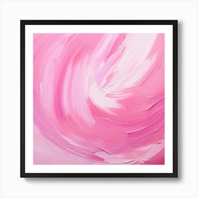 Abstract Pink Painting 1 Art Print