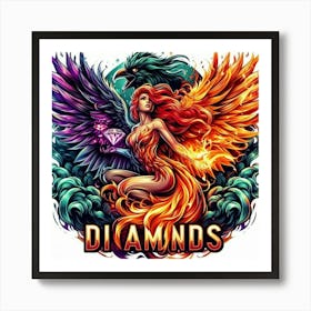 Diamonds Art Print