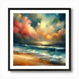 Abstract Horizons 34 Art Print