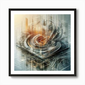 Abstract Digital Art Art Print