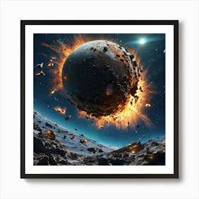 Space Explosion 1 Art Print