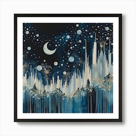 Night In The City 17 Art Print