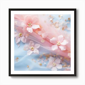 Sakura Flowers Art Print