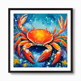 RED CRAB Art Print