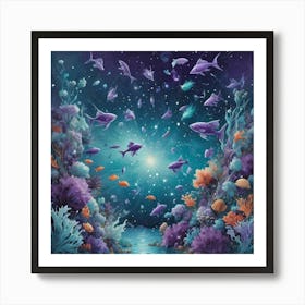 Under The Sea 3 Art Print