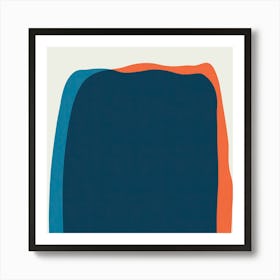 Colorful abstract shapes 21 Art Print