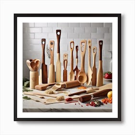 Kitchen Utensils Art Print