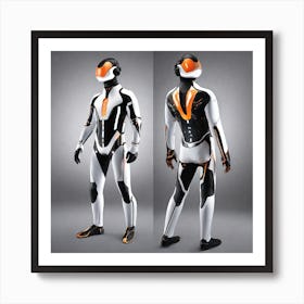 Futuristic Suit 58 Art Print