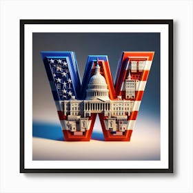 Washington DC Art Print