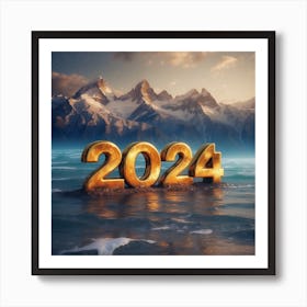 NEW YERS 2024 Art Print