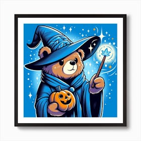 Teddy Bear Witch 2 Art Print