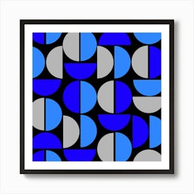 Abstract Pattern Mid-century Art Print