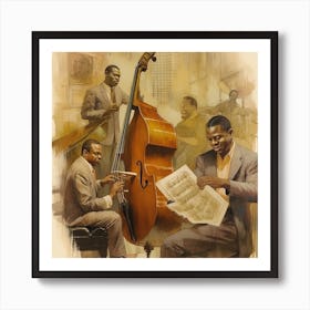 Jazz Quartet 1 Art Print