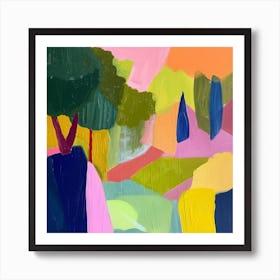 Colourful Gardens Bois Des Moutiers France 2 Art Print