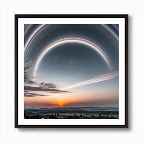 Saturn'S Rings Art Print