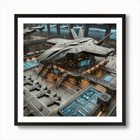 A Detailed Close Up Scene Showing The Drone Deploy Art Print