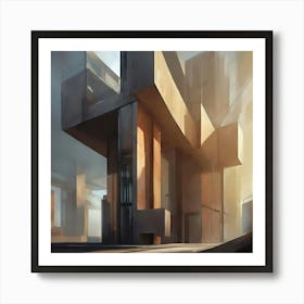 Futuristic Building Art Print