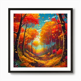 Autumn Forest Art Print