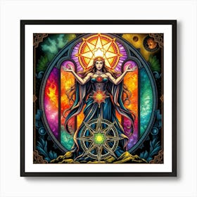 Goddess Of The Sun Art Print